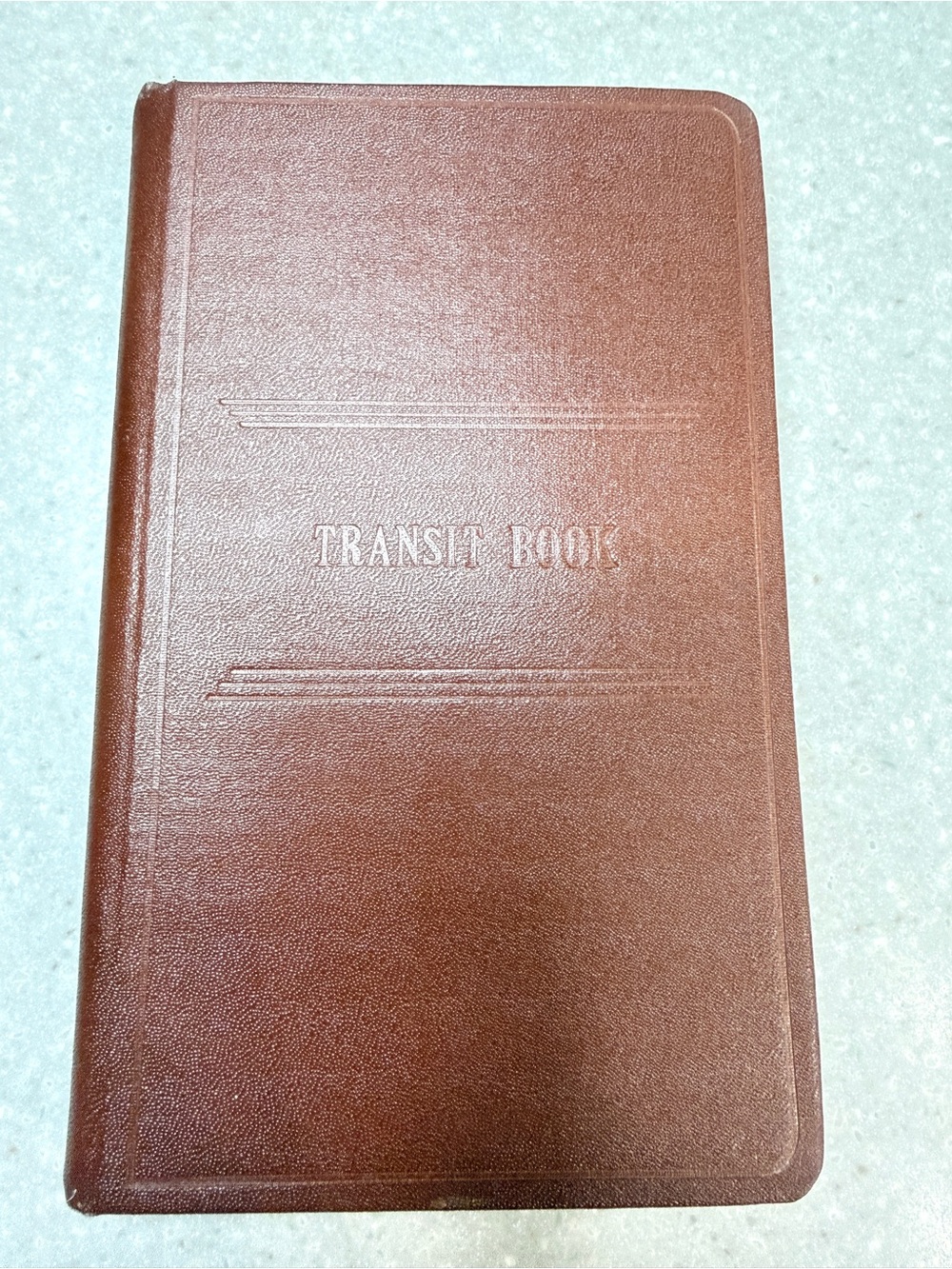 Transit Notebook - Vintage.